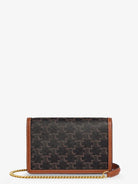 Celine Wallet on Chain Margo shoulder bag - Tan