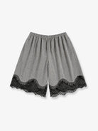 The Frankie Shop Baxter viscose bermuda shorts - Checkedgrey