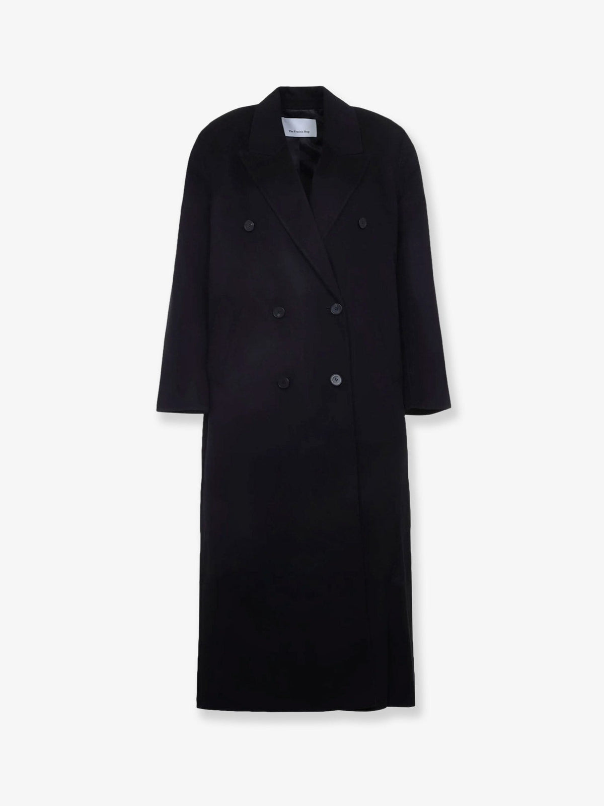 The Frankie Shop Gaia wool blend coat - Black