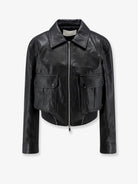 The Frankie Shop Faux leather jacket - Black