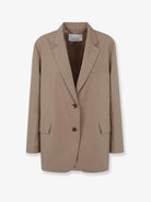 The Frankie Shop Bea oversized blazer - Latte
