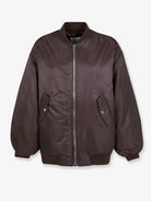 The Frankie Shop Astra nylon jacket - Brown