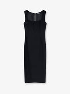 Dolce & Gabbana Virgin wool midi dress - Nero