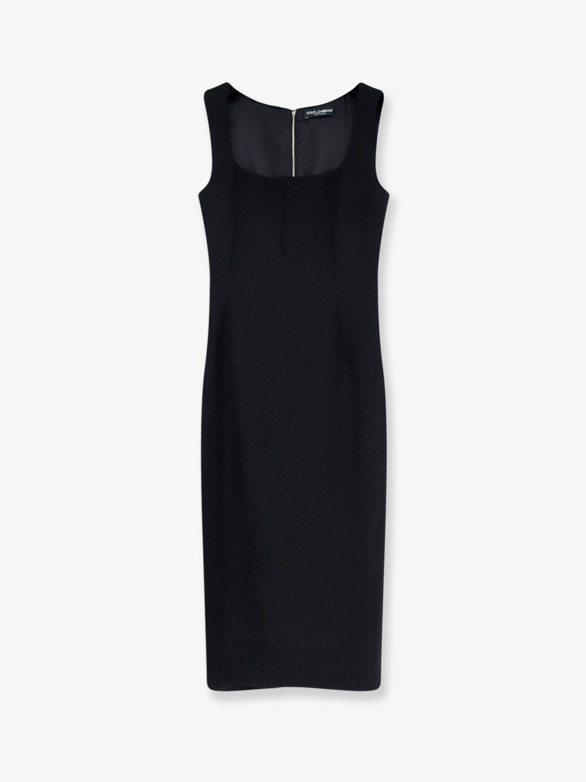 Dolce & Gabbana Virgin wool midi dress - Nero