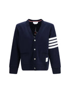 Thom Browne 4-Bar Boat cotton Cardigan - Navy