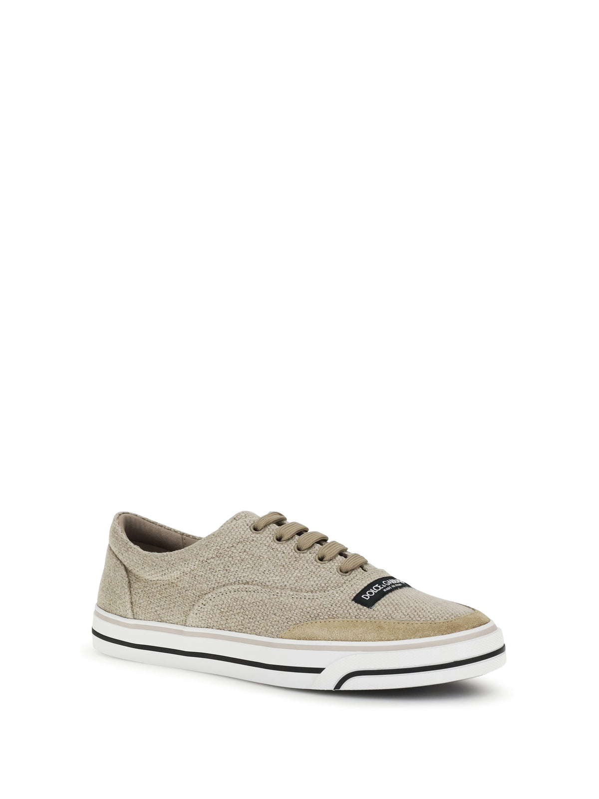 Dolce & Gabbana DG Sailing linen Sneakers - Beige/Camel