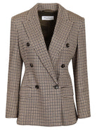 Max Mara Double-Breasted Blazer - Multi