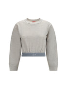 Kenzo Cropped Sweatshirt - Pale Grey