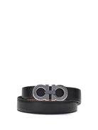 Ferragamo Gancini reversible Belt - Black