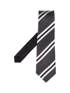 Saint Laurent Striped Tie - Multi