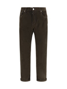 PT Torino Corduroy design Pants - Testa Di Moro