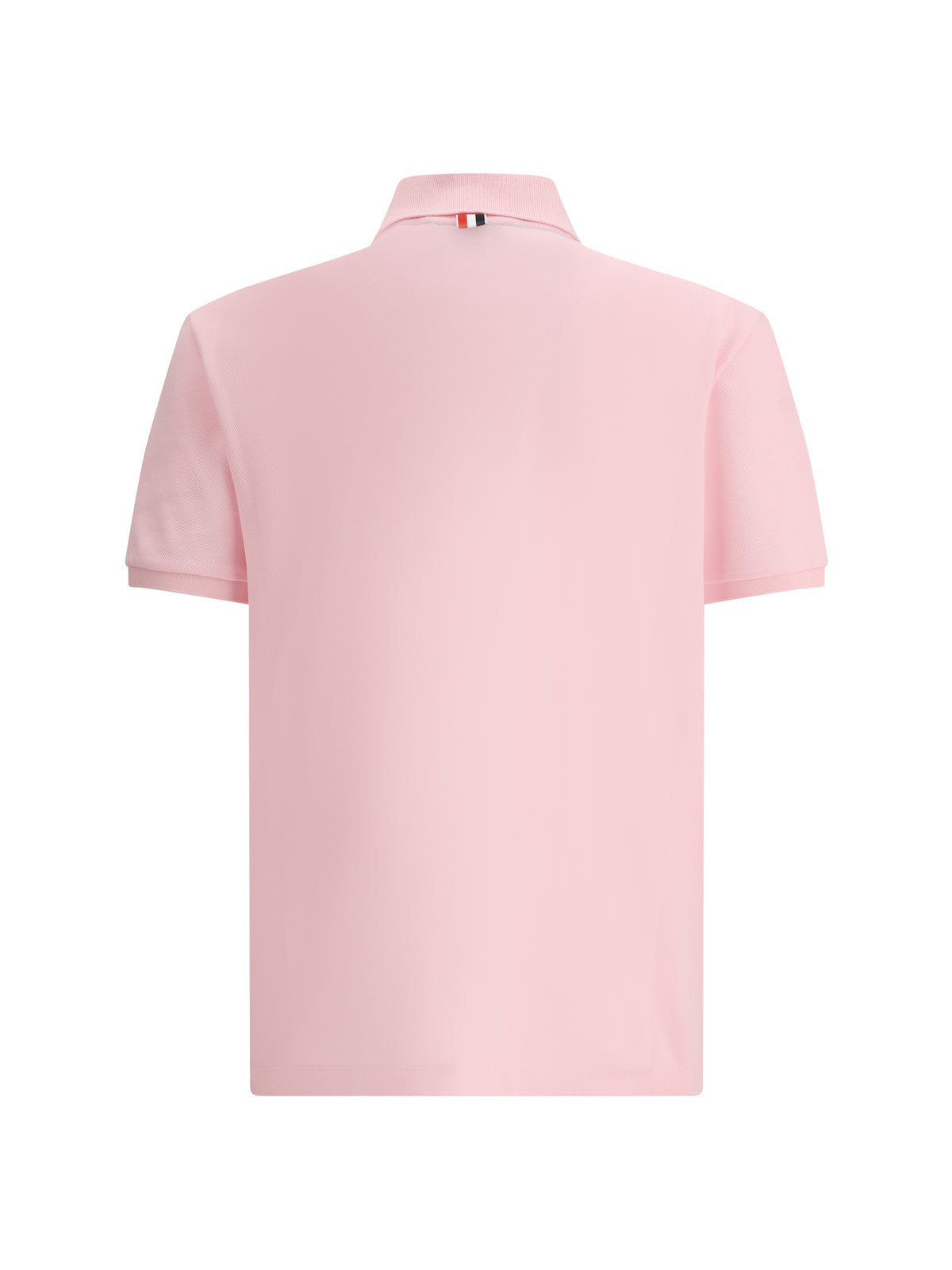Thom Browne Polo whit iconic bands - Lt Pink