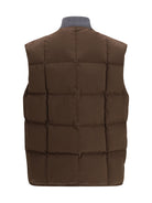 Miu Miu Gabardine Down Vest - Ebony