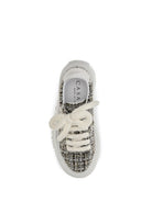Casadei Nexus Sneakers in bouclé fabric - Cream/White