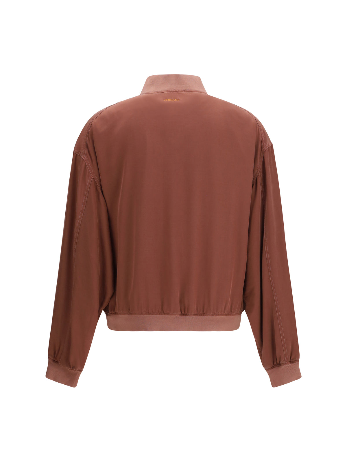 Versace Overdyed silk Jacket - Light Aubergine
