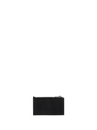 Saint Laurent Leather Cardholder - Black