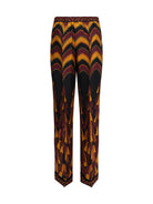 Pucci Silk Pants - Burgundy Gold