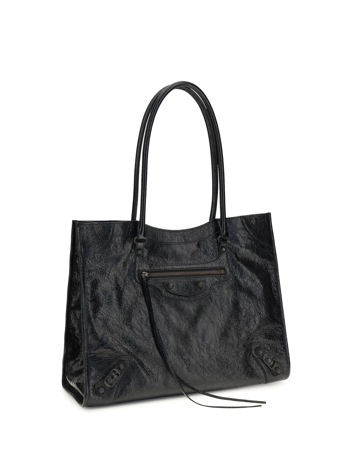 Balenciaga Small Le City Tote Bag - Black