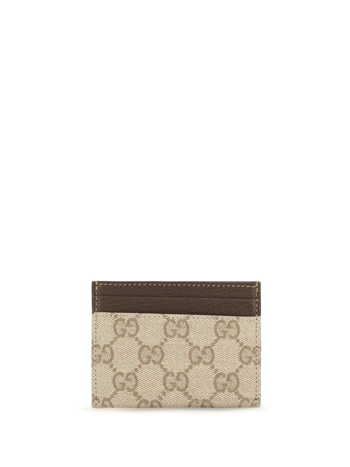 Gucci Essence Classic Card Holder - Vint.Sand.Dk Br/Dk B