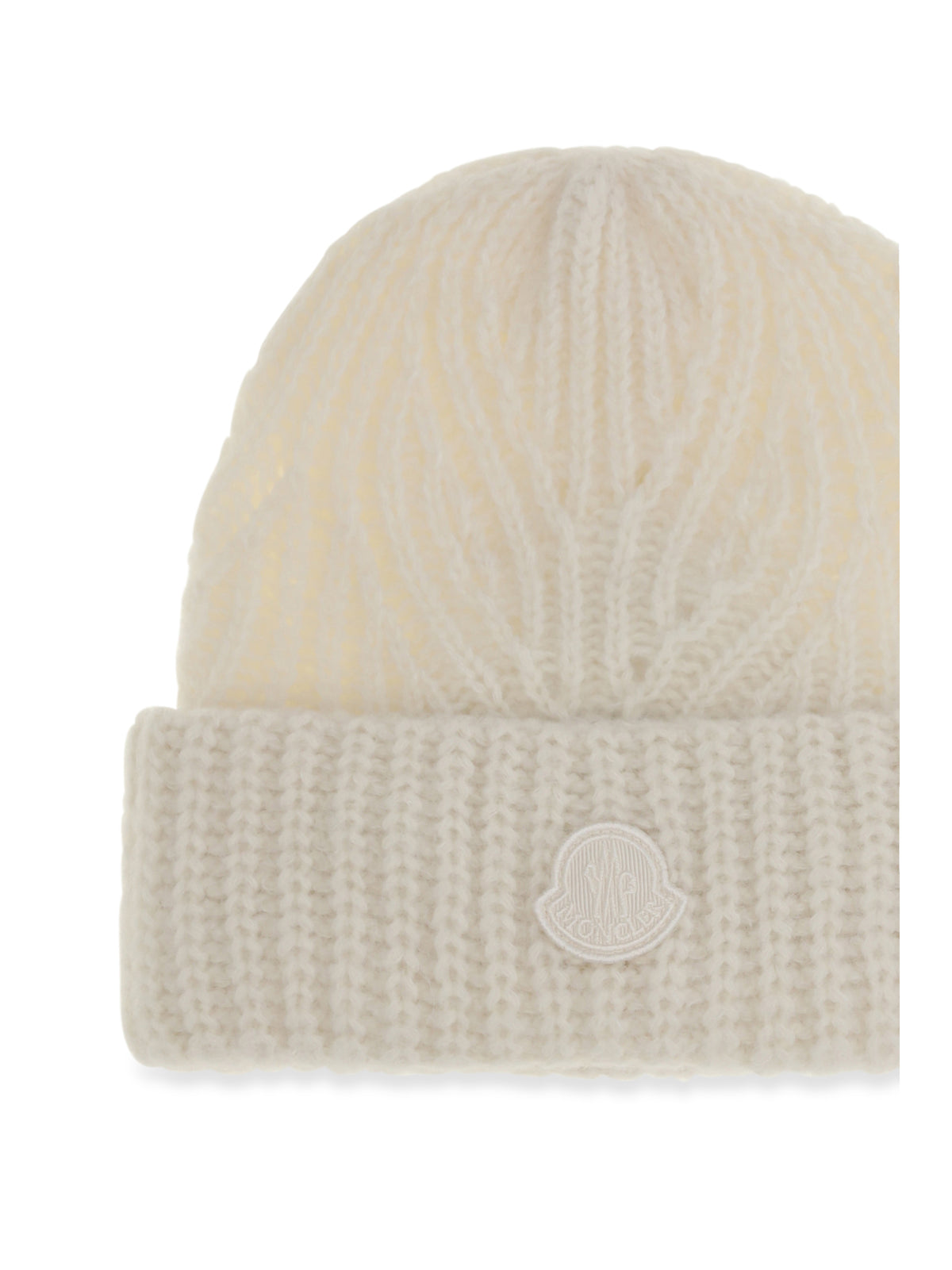 Moncler Alpaca-blend cable-knit Beanie - Natural