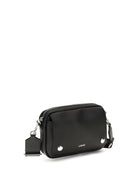 Loewe Small Pebble Messenger Shoulder Bag - Black