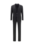 Giorgio Armani Linea soft single breasted Suit in virgin wool - Black