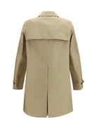 Fendi Mackintosh fabric Trench - Corda+Tabacco