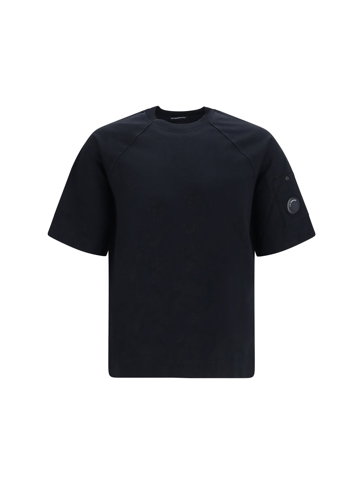 C.P. Company 30/2 mercerized cotton jersey short-sleeve T-shirt - Black