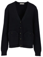 Blazé Milano V-Neck Cardigan - Blue