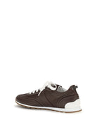 Brunello Cucinelli Leather Sneakers - Burgundy