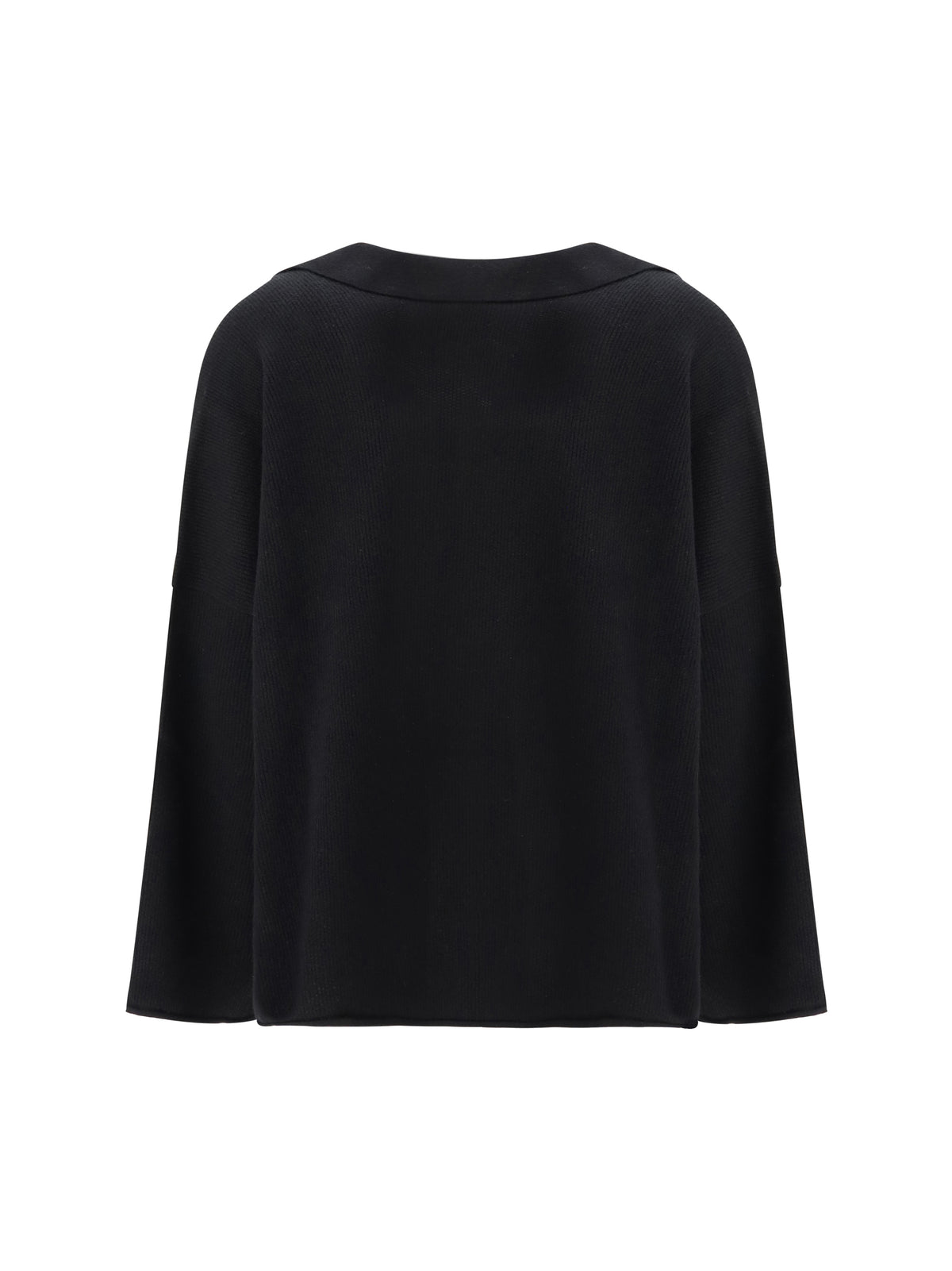 Alanui Sweater with polo collar - Black