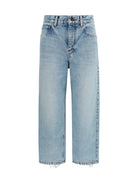 Balenciaga Jackie Capri Pants - Bleach Light Bleu