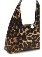 Marni Small Trapeze leopard Handbag - Black