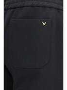 Valentino Cotton Sweatpants - Black