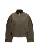 Ganni Lightweight wool Bomber Jacket - Canteen