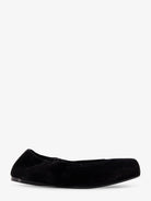 Alaïa Ballet Flats suede ballerinas - Noir