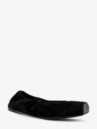 Alaïa Ballet Flats suede ballerinas - Noir