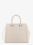 Alexander McQueen Birdee Large leather shoulder bag - Ivory
