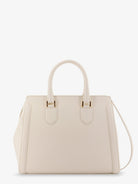 Alexander McQueen Birdee Large leather shoulder bag - Ivory