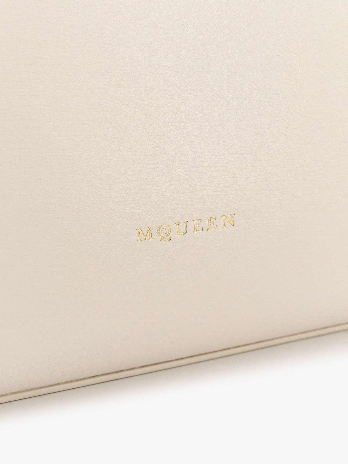 Alexander McQueen Birdee Large leather shoulder bag - Ivory