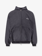 Balenciaga Tromphe L'oeil cotton sweatshirt - Anthracite