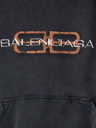 Balenciaga Cotton hooded sweatshirt - Faded Black