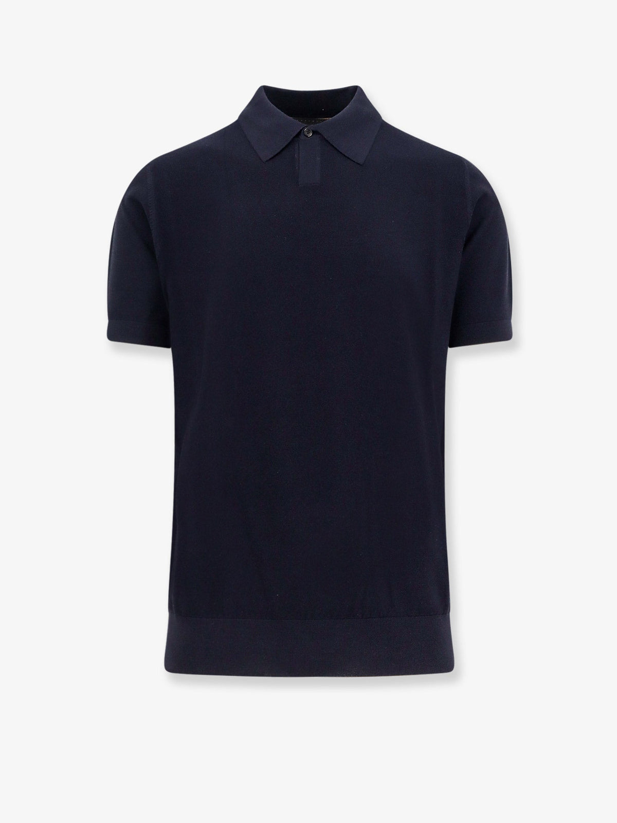 Boss Virgin wool polo shirt - Dark Blue