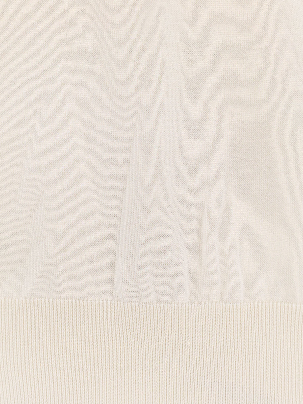 Boss Wool, silk and cashmere sweater - Open White