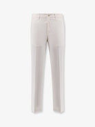 Boss Cotton and silk trousers - Open White