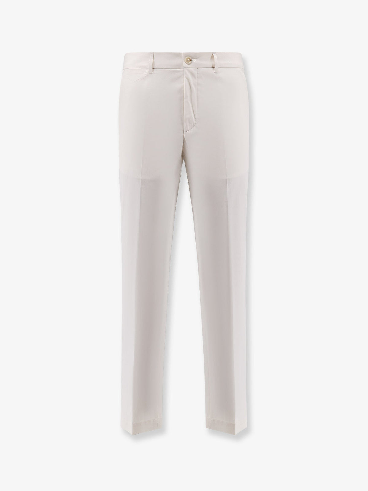 Boss Cotton and silk trousers - Open White