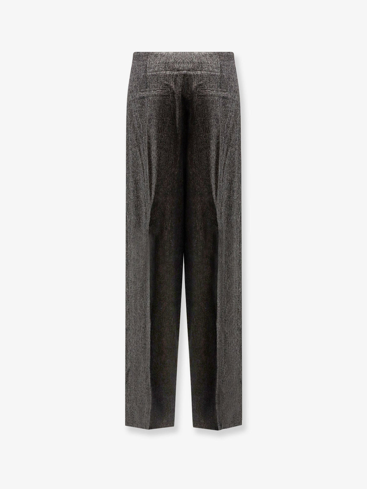 Boss Telda viscose and virgin wool trousers - Dark Grey