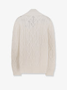 Boss Harpreno virgin wool and cashmere sweater - Open White