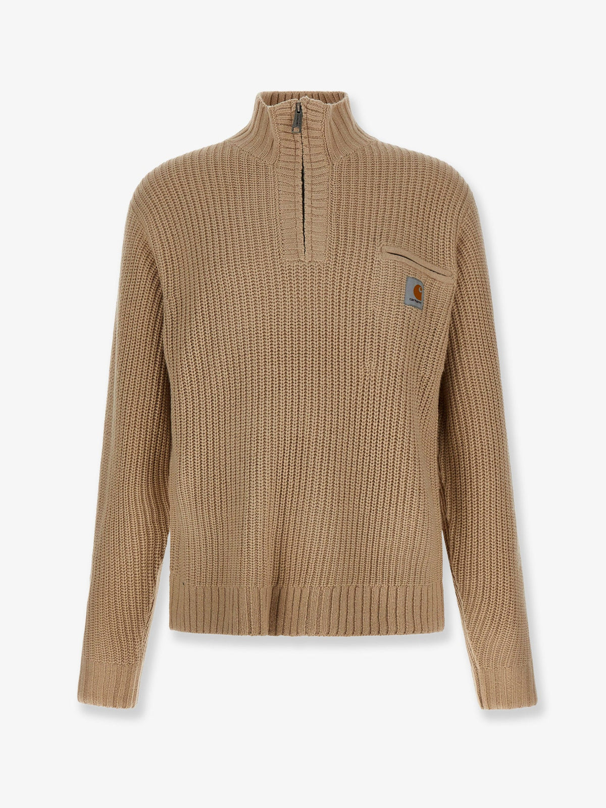 Carhartt WIP Detroit Half Zip acryilic blend sweater - Fleur De Sel