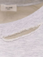Celine Cotton sweatshirt with multicolor print - Pale Grey  Multico